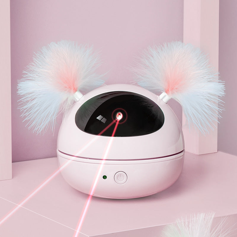 Automatic Infrared Laser & Feather Cat Toy