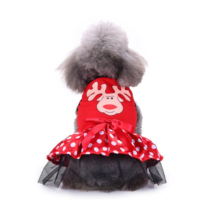 Christmas Dog Walking Outfit