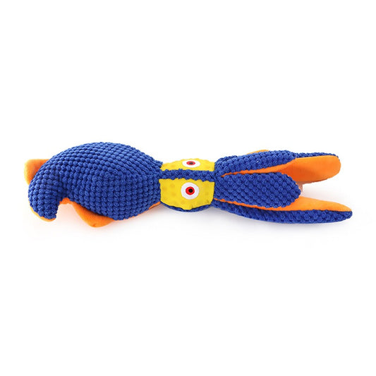 Squeaky Octopus Plush Dog Toy