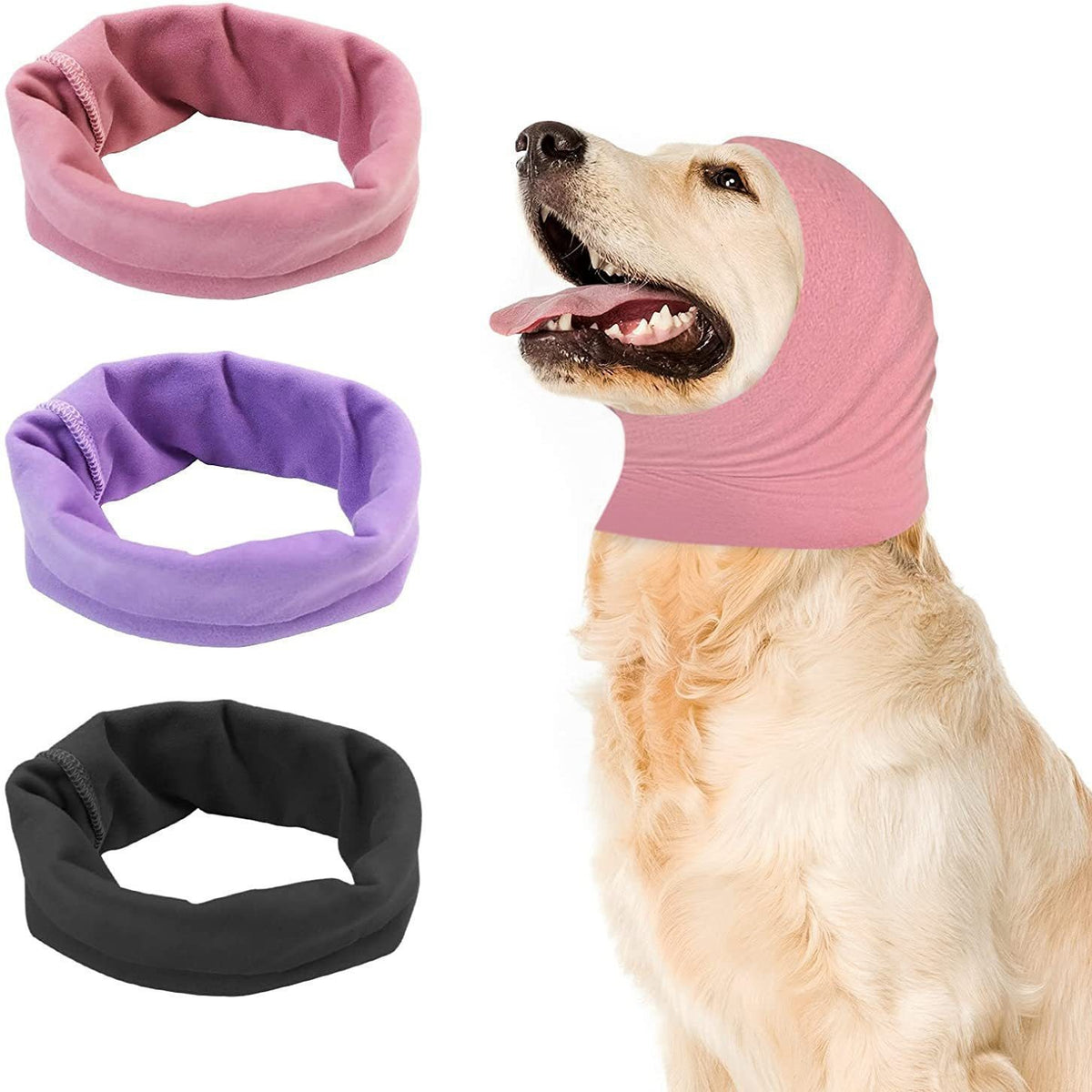 Cat and dog grooming earmuffs, anti-noise earmuffs, neck warmer, decompression, anti-stress, soothing headgear, pet scarf