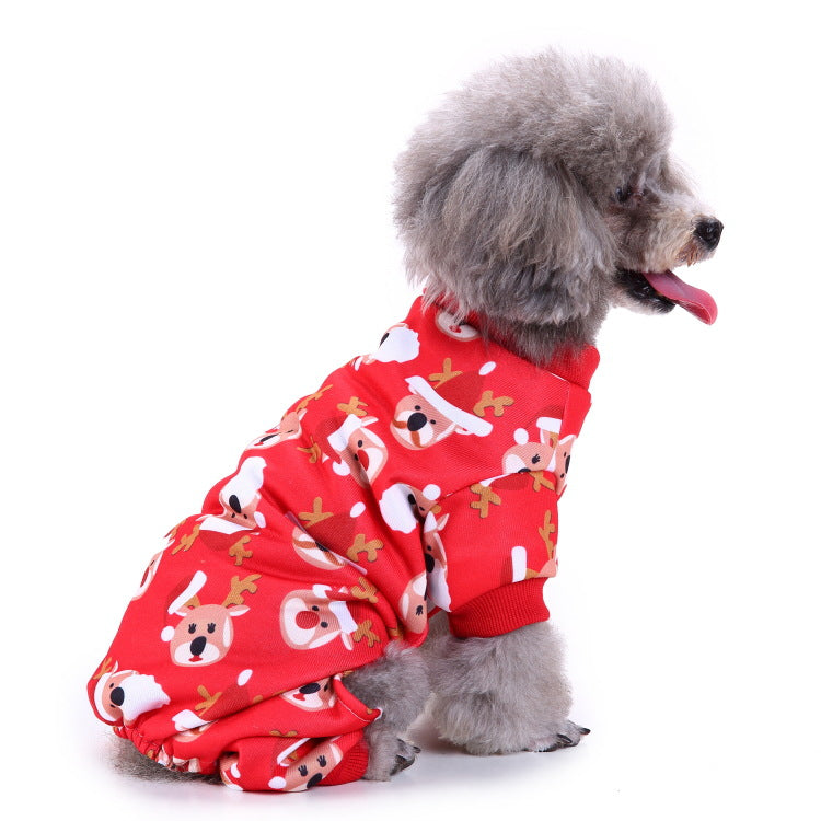 Christmas Dog Walking Outfit