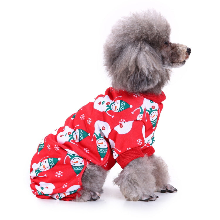 Christmas Dog Walking Outfit