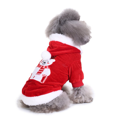 Christmas Dog Walking Outfit