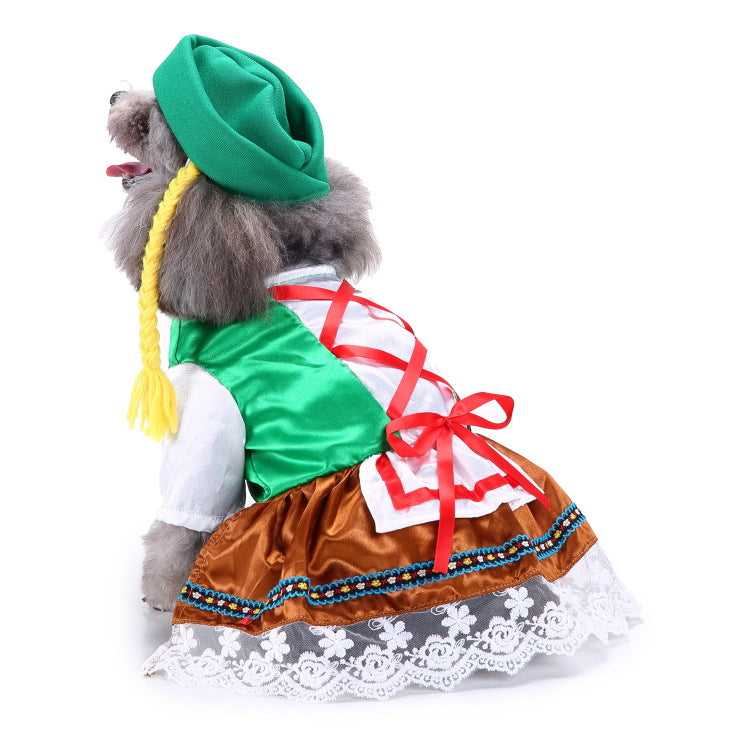 Christmas Dog Walking Outfit